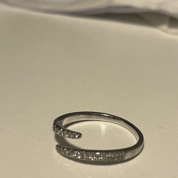 Ring Concierge Open Diamond Wrap Ring- white gold - Picture 9 of 9